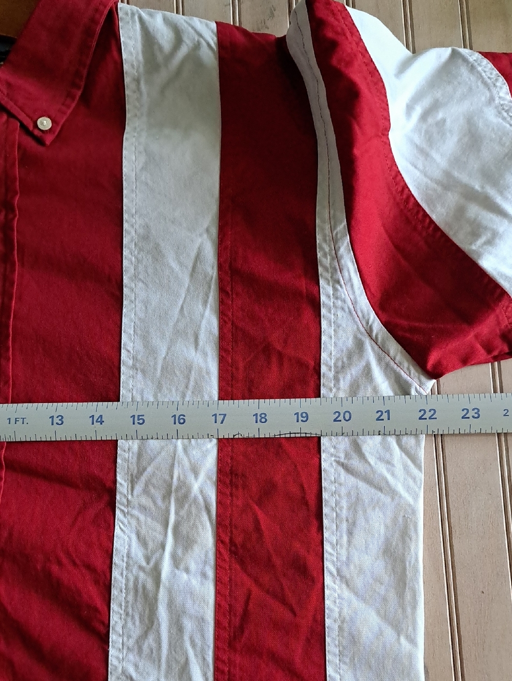 RedHead Americana Star & Stripe Button-Down Shirt - Red, White, Blue - Picture 7 of 9